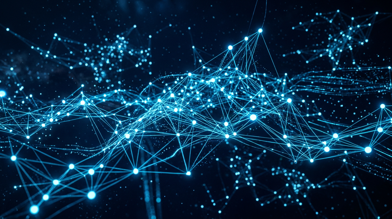 Abstract futuristic digital network background