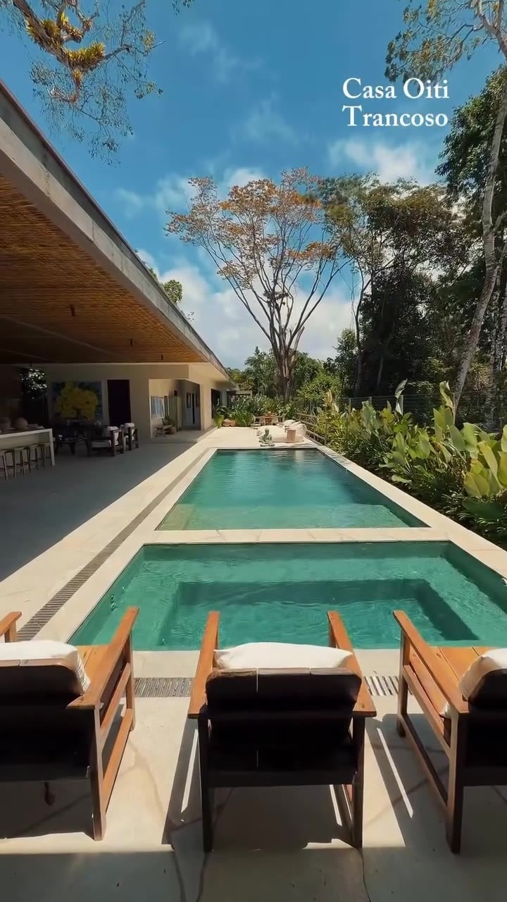Casa Oiti - deck da piscina