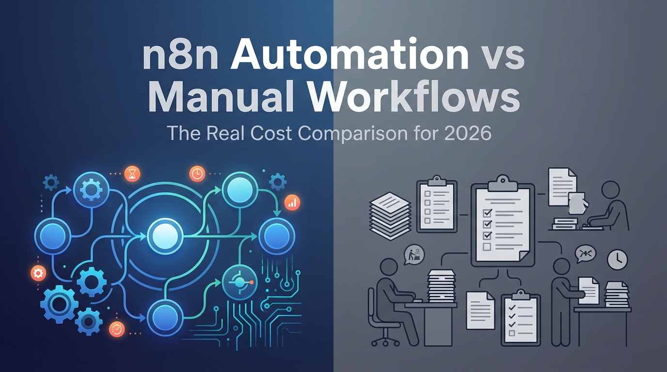 n8n Automation vs Manual Workflows: The Real Cost Comparison for 2026