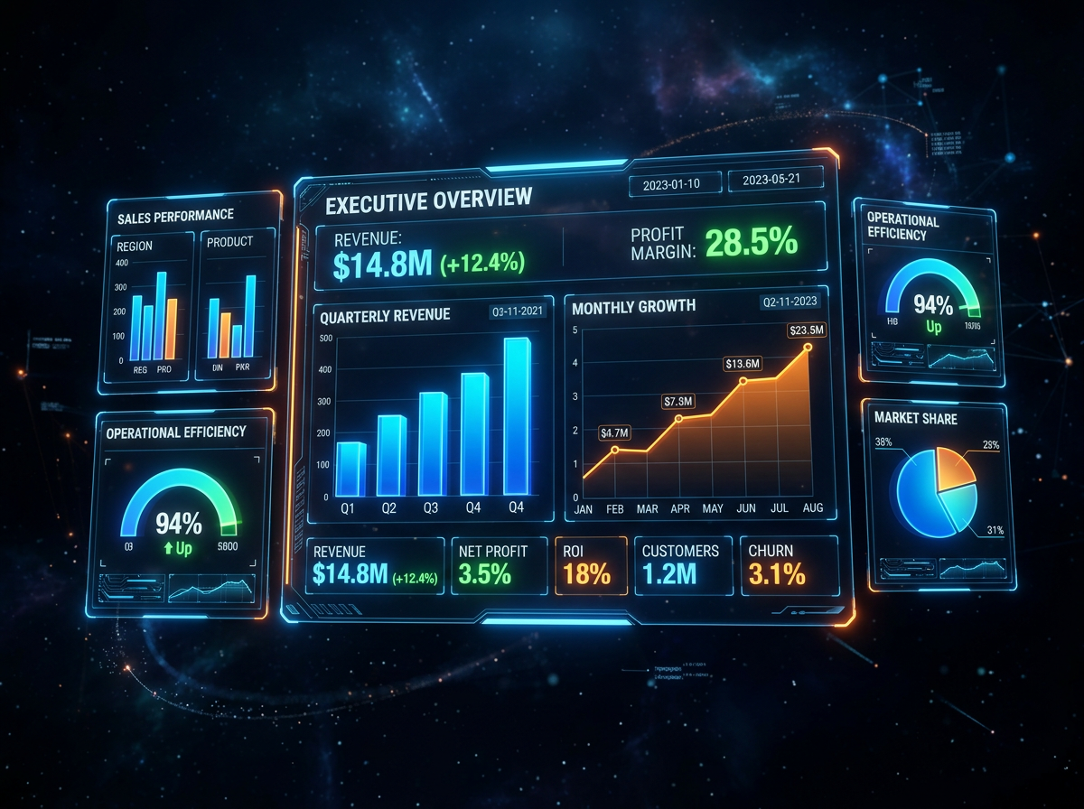 Dashboard lãnh đạo riêng