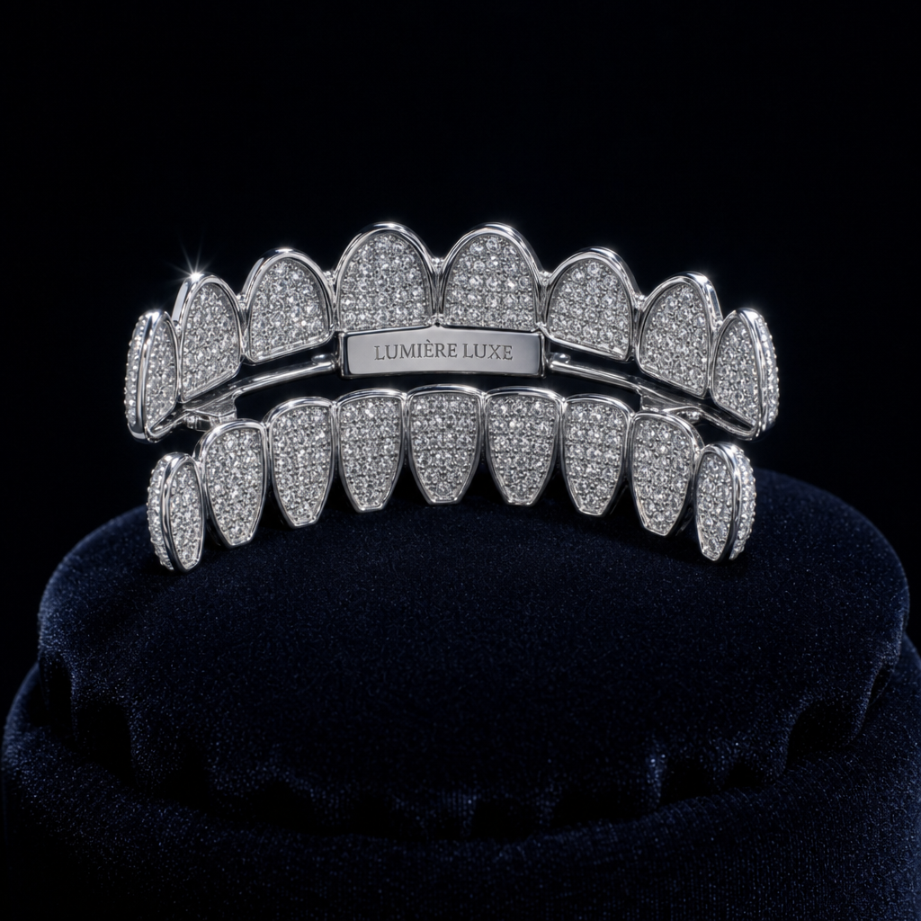 Iced-Out Moissanite Grillz Premium view 2