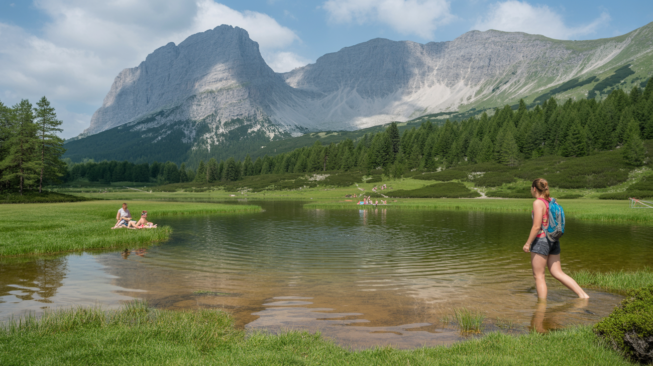 Attlesee Nesselwang - Moorsee im Naturschutzgebiet mit spektakulärem Bergpanorama bis zur Zugspitze