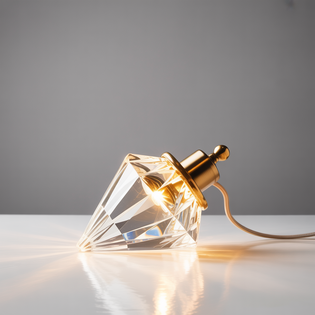 Crystal Diamond Table Lamp