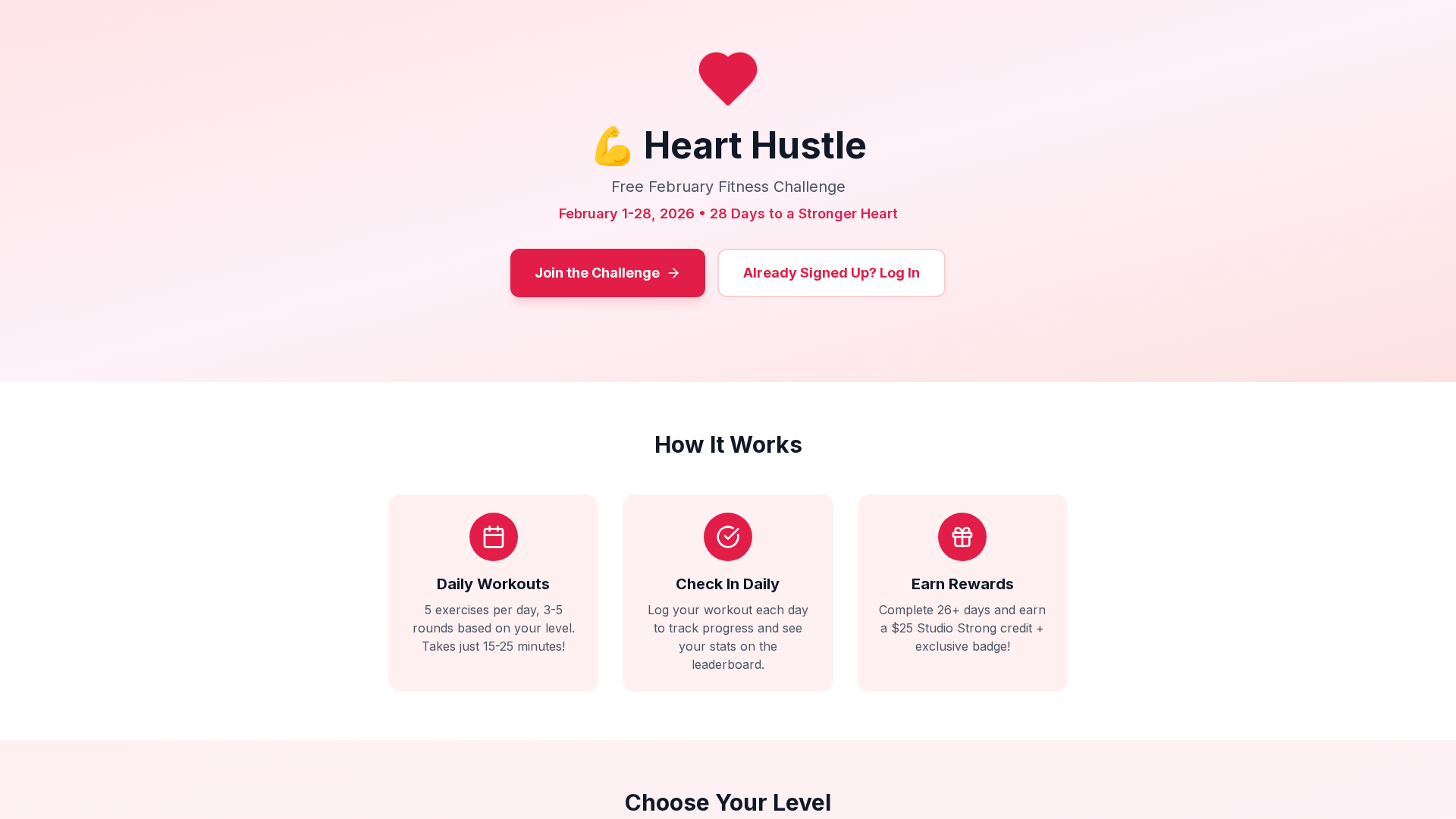 Heart Hustle challenge imagery