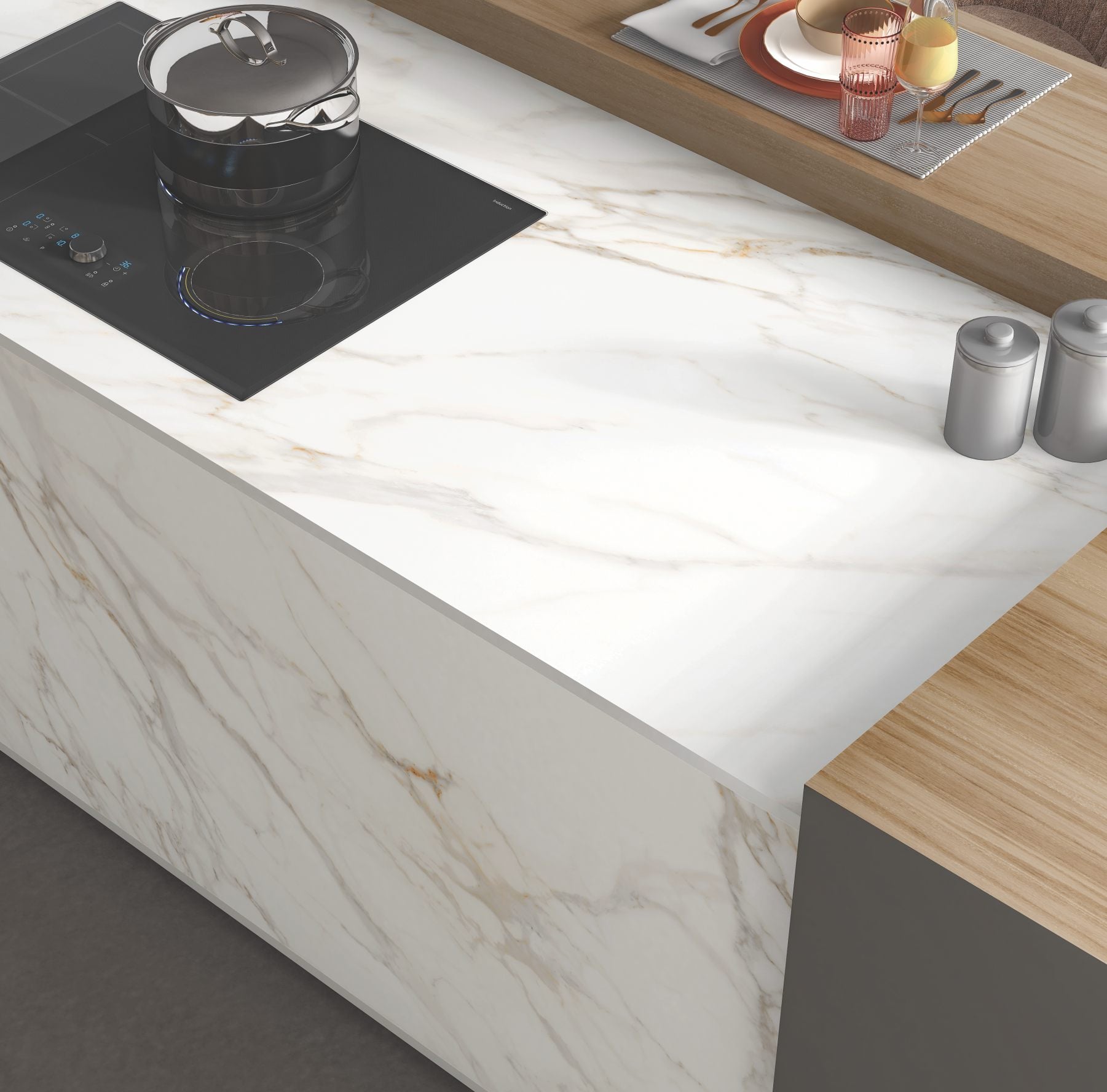 CARRARA GOLD Installation 3