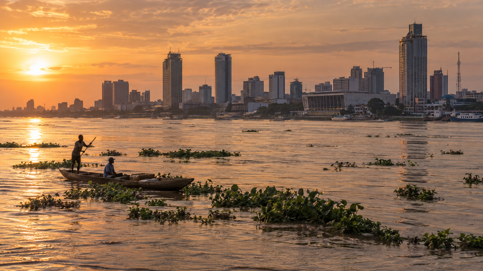 The Congo River at Kinshasa — a vast natural resource