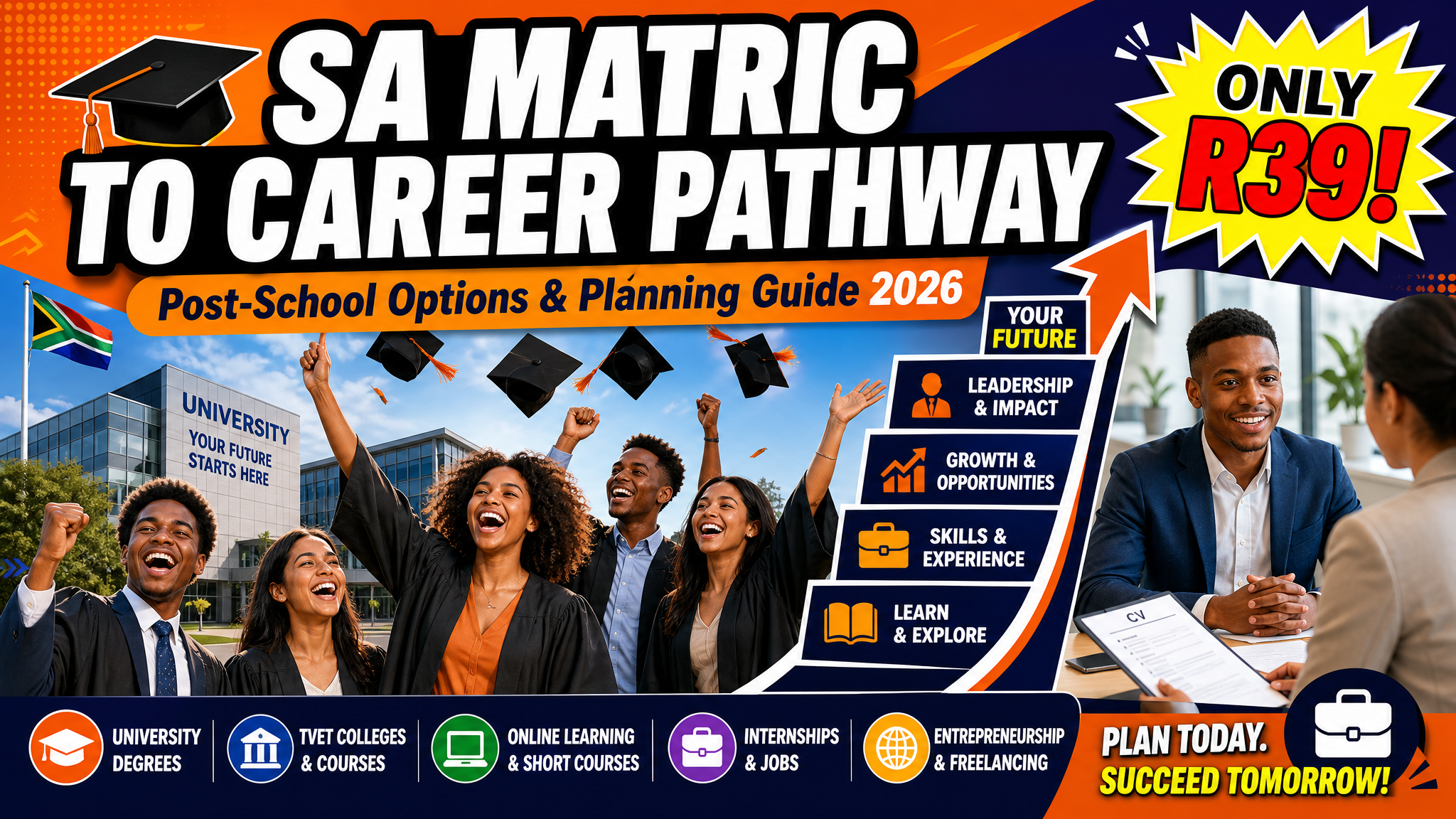 SA Matric to Career Pathway: Post-School Options & Planning Guide 2026