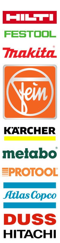 Werkzeugmarken - Hilti, Festool, Makita und mehr