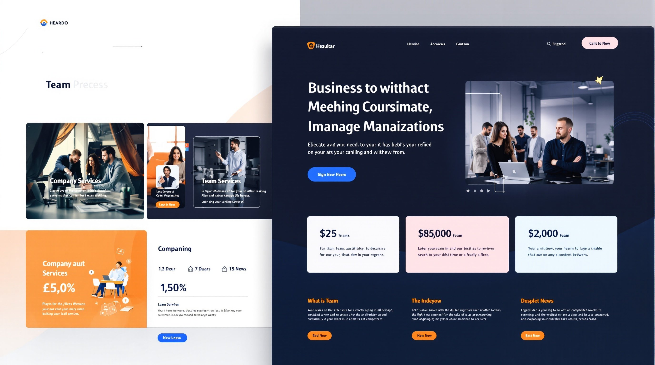 Professional Services Website