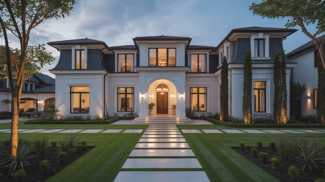 Luxury modern home exterior