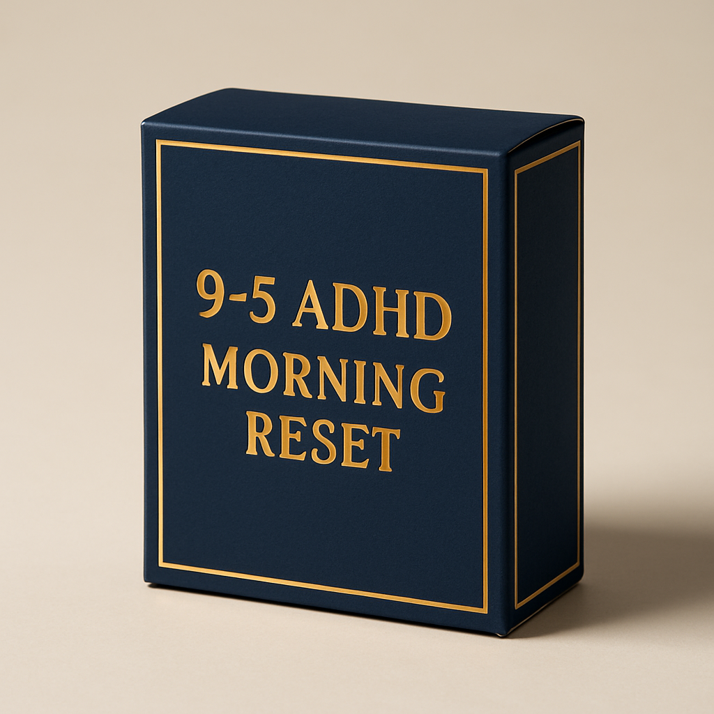 9-5 ADHD Morning Reset Product