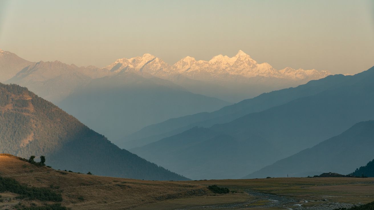 Himalaya Herkunft Shilajit Wellness Nest - Berglandschaft