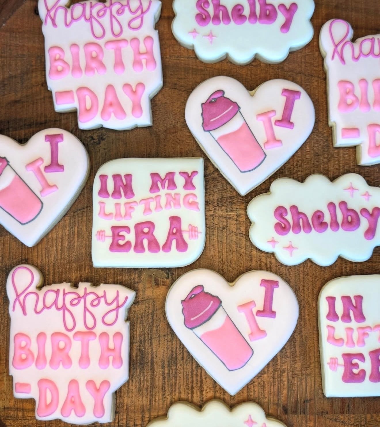 In my lifting era birthday cookies