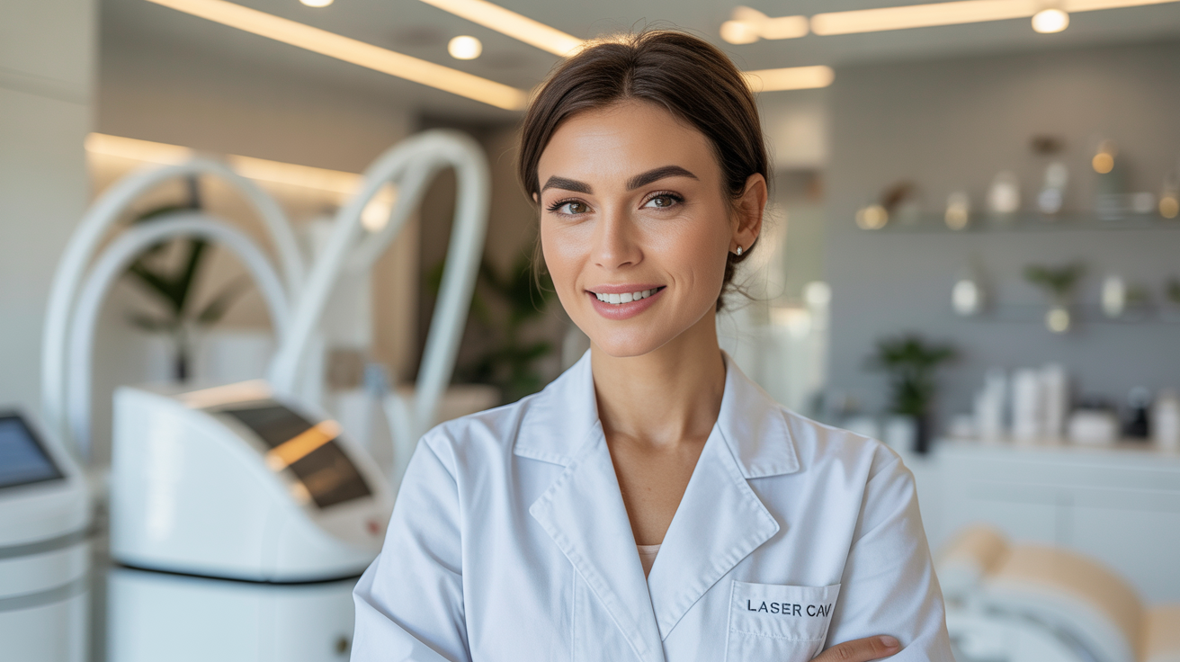 Professional laser technician at Born Beautiful Laser Clinic Calgary