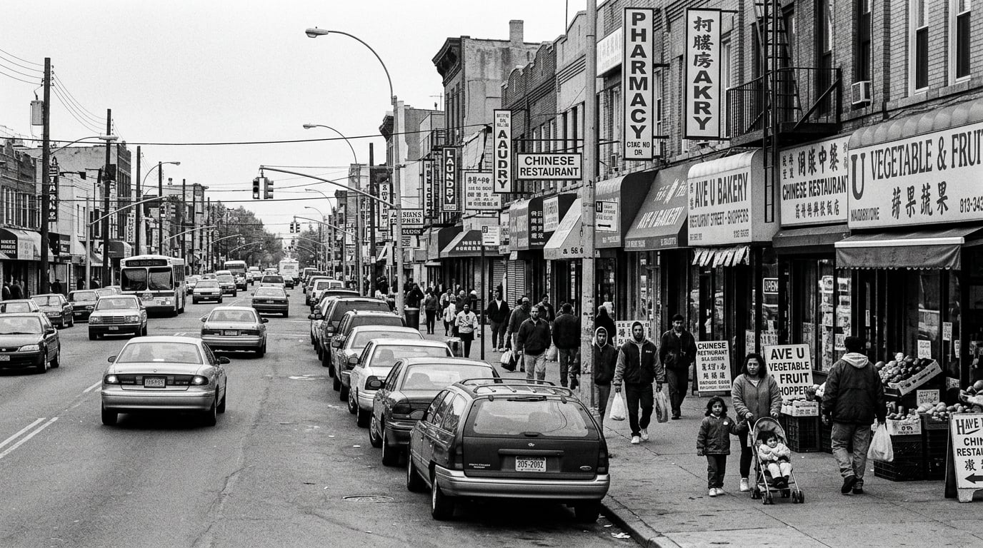 Avenue U, Brooklyn — archival photograph circa 1990s