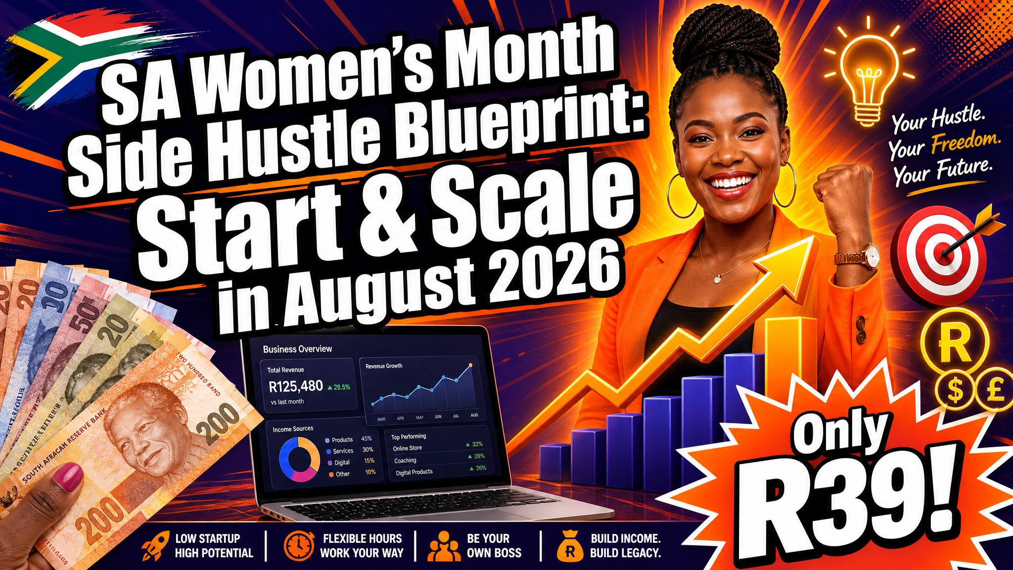 SA Women's Month Side Hustle Blueprint: Start & Scale in August 2026