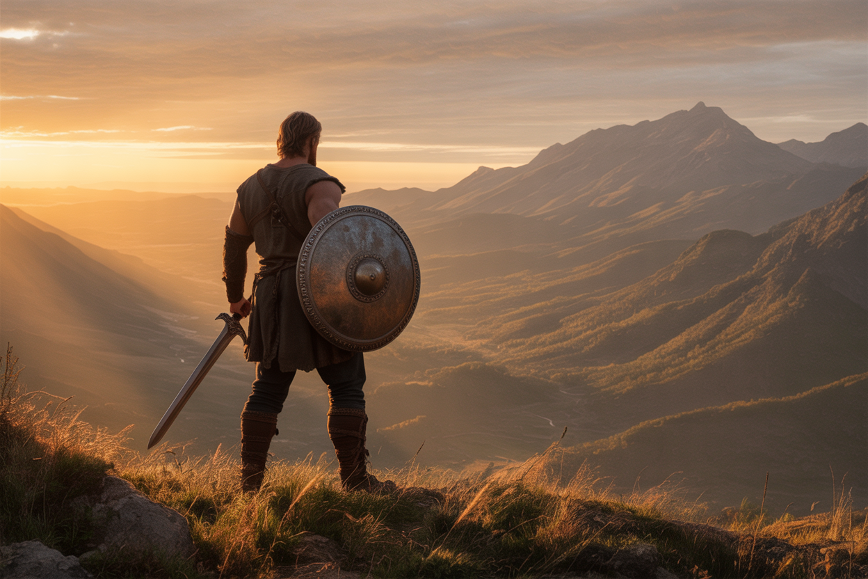 Courage - Christian worship artwork