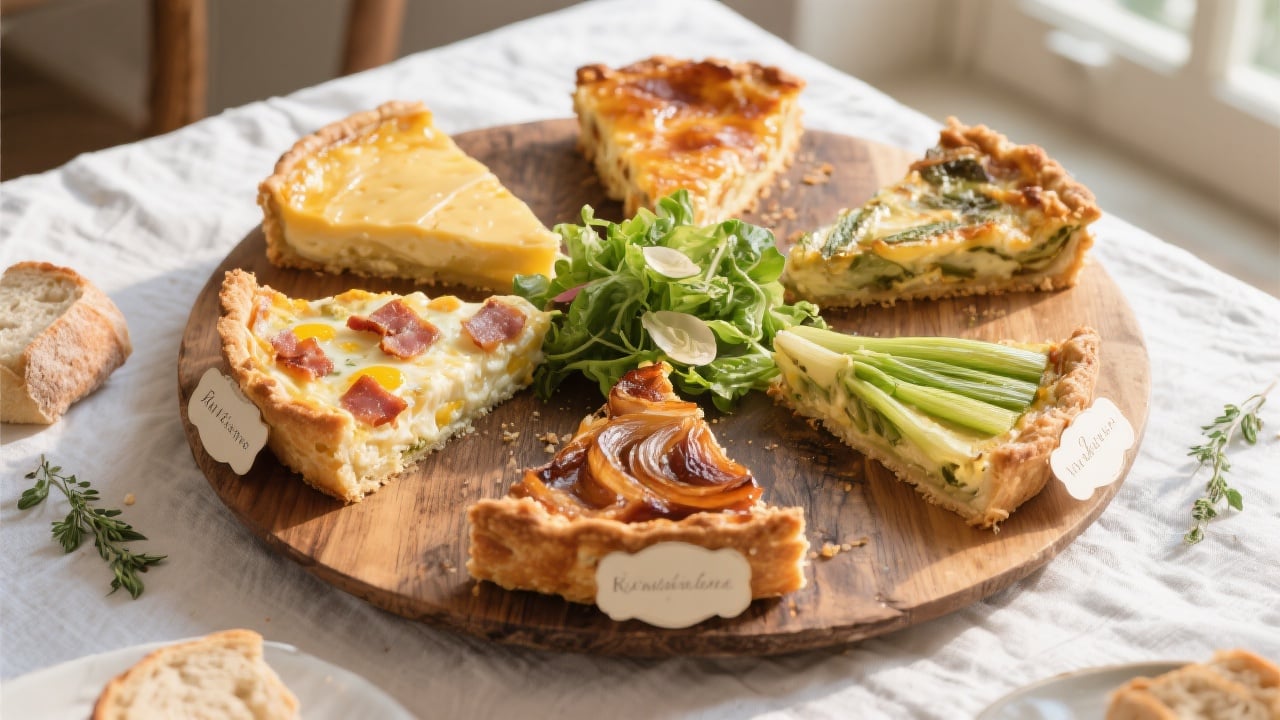 Quiche Lorraine Maison 6 Quiche lorraine maison traditionnelle avec garniture crémeuse aux lardons