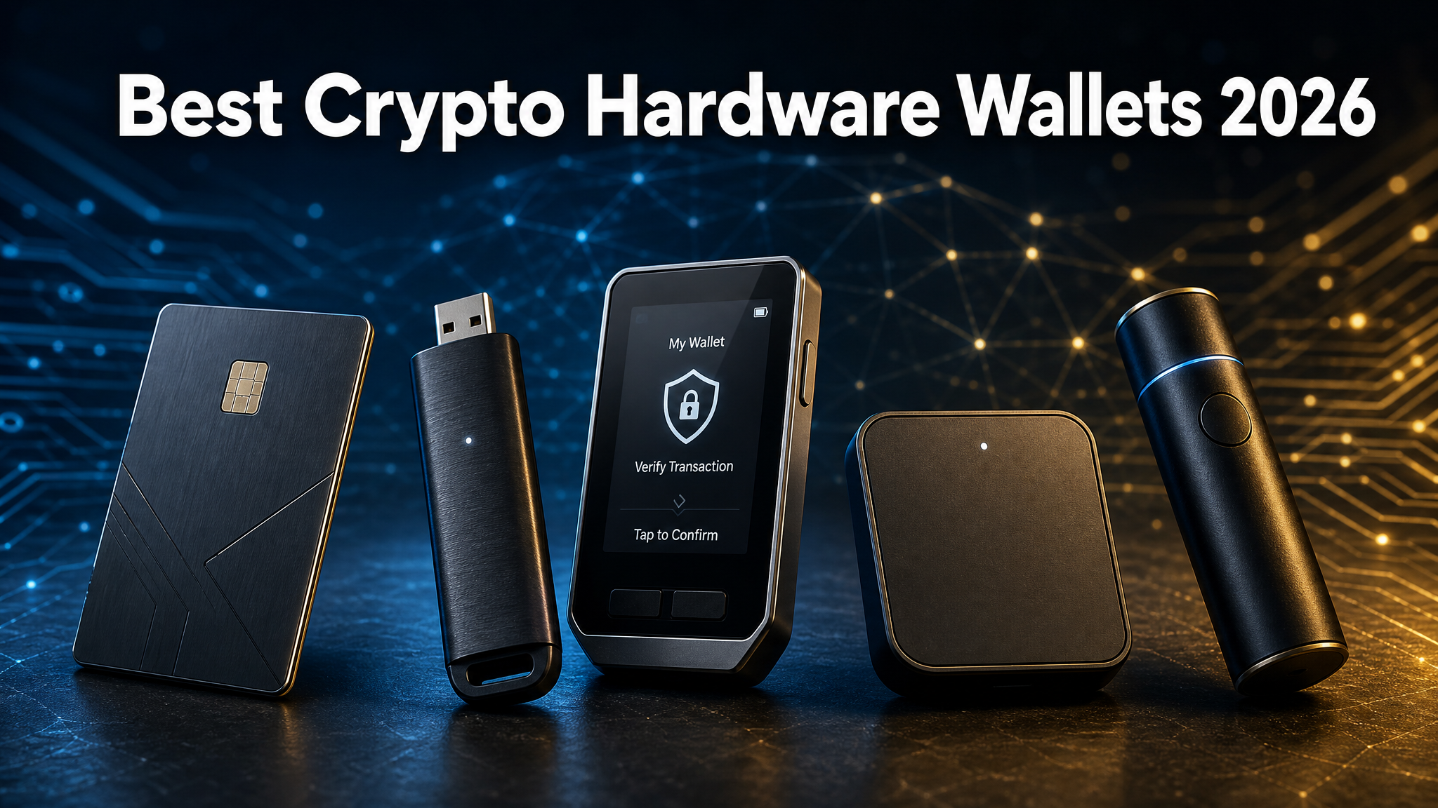 Best Crypto Hardware Wallets in 2026: Top 5 Cold Storage Picks Ranked