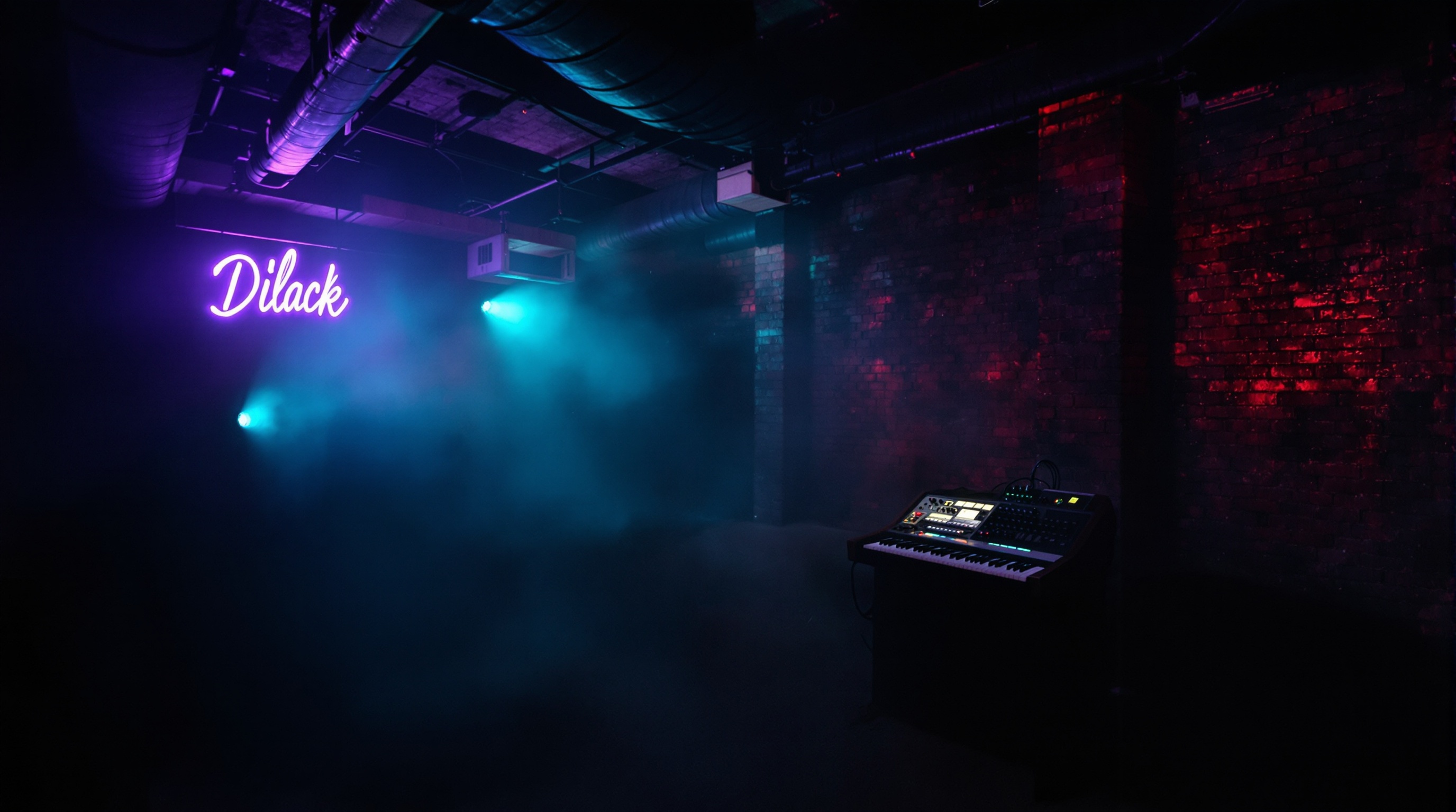 UK underground club atmosphere