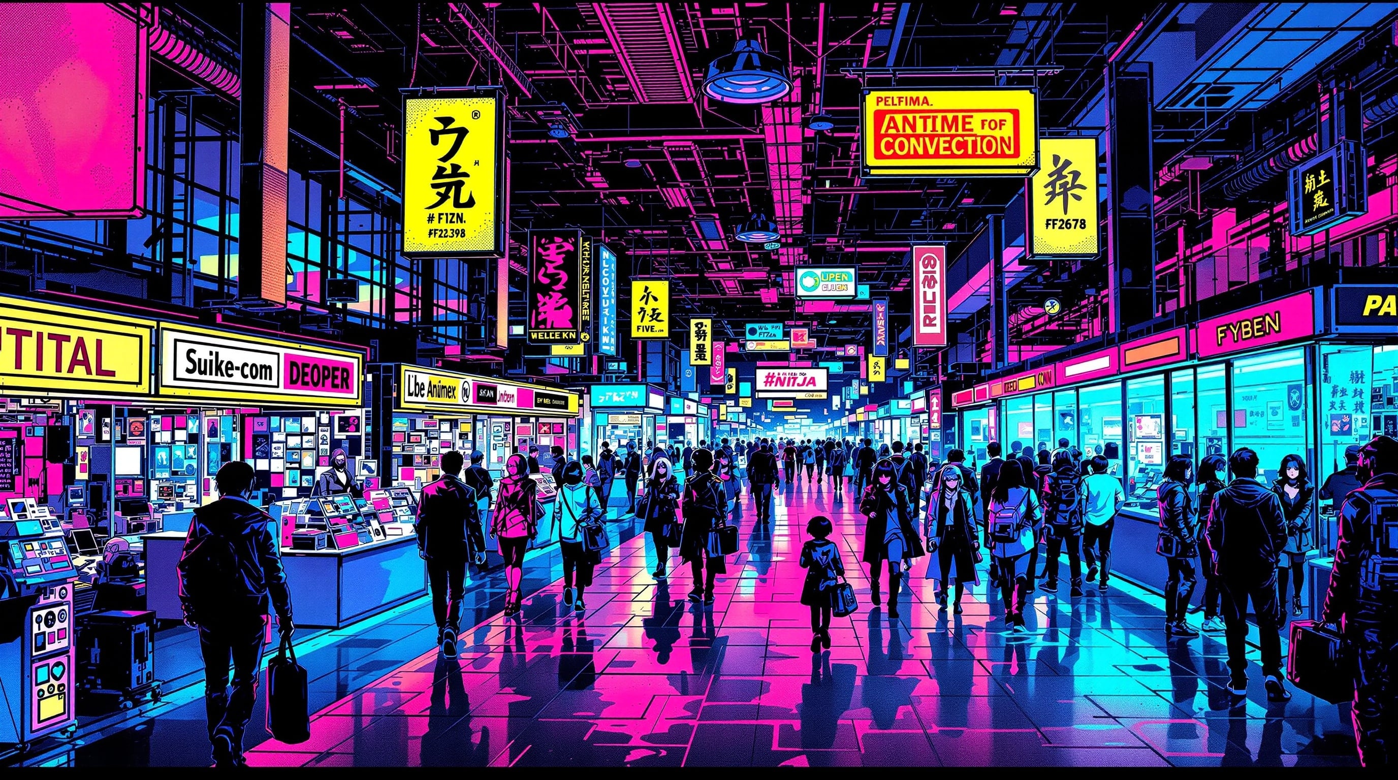 Anime convention scene