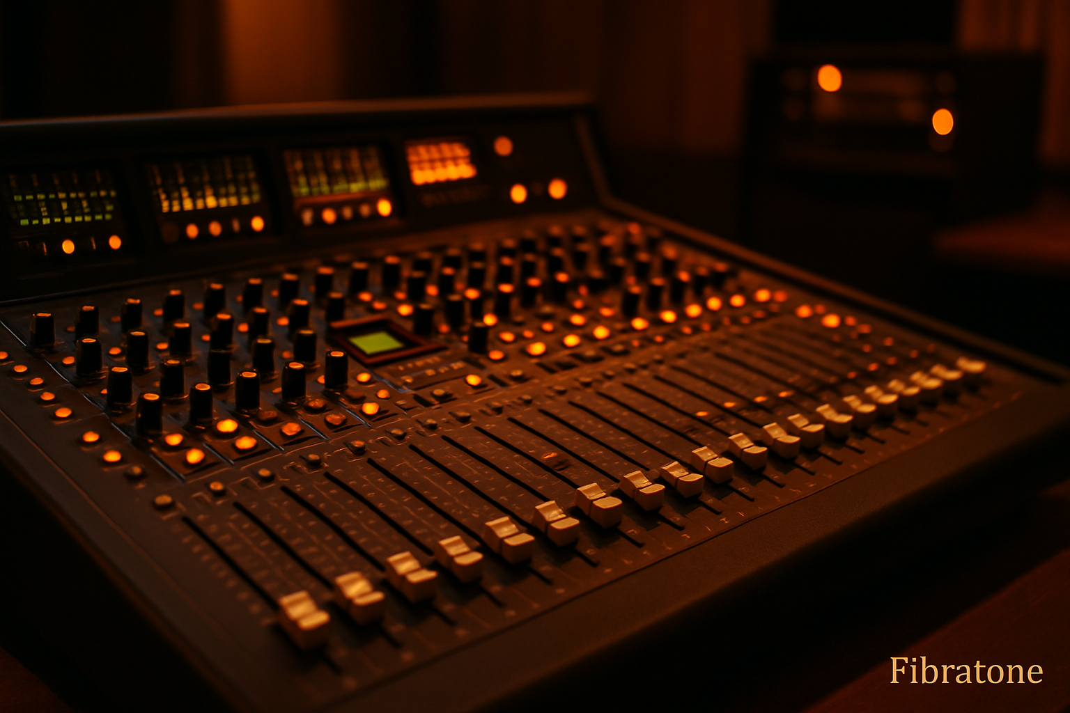 Professional mixing console and sound board