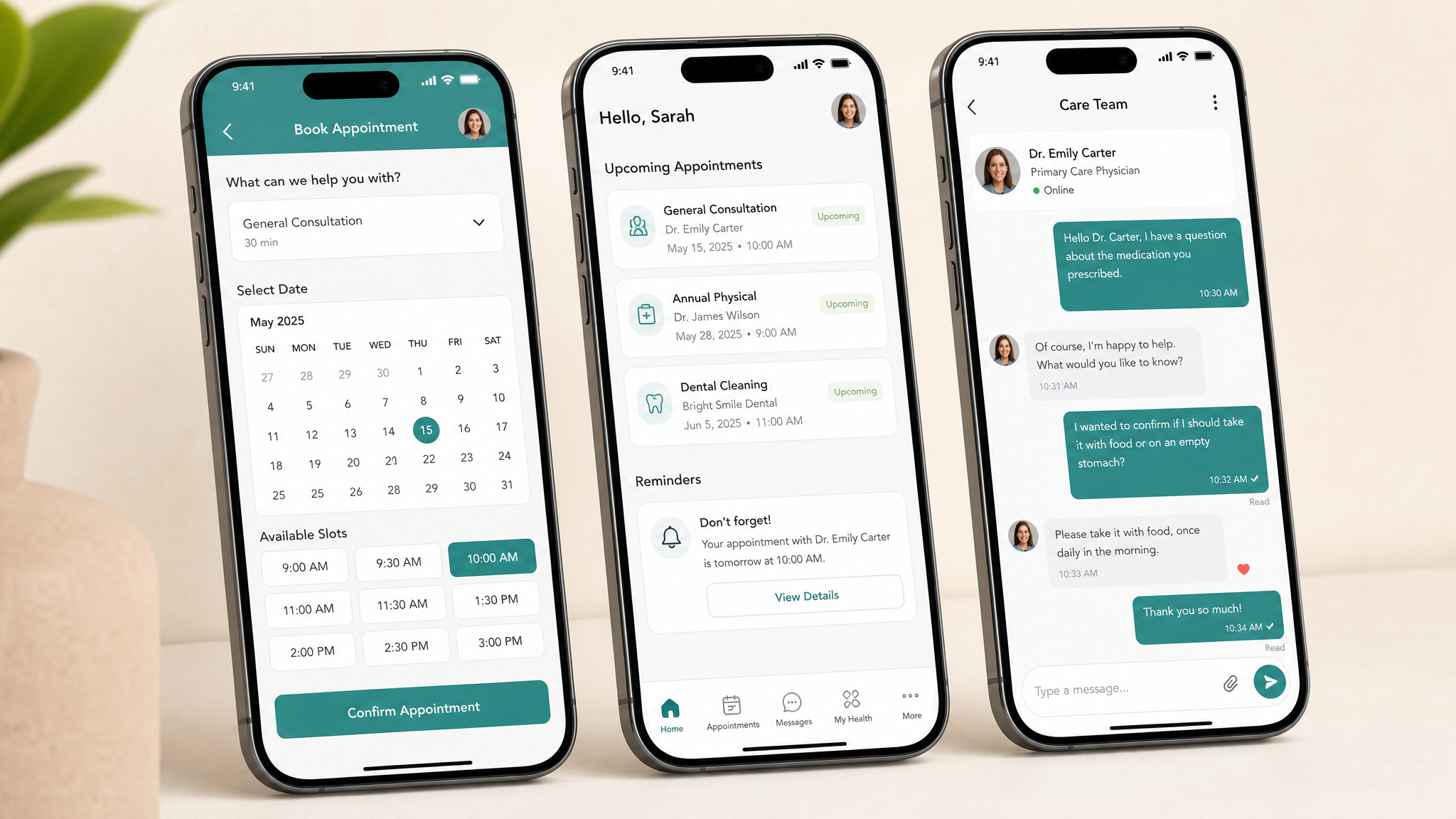 Patient Scheduling Mobile App