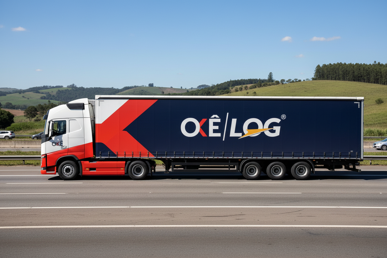 Caminhão Okê Log lateral