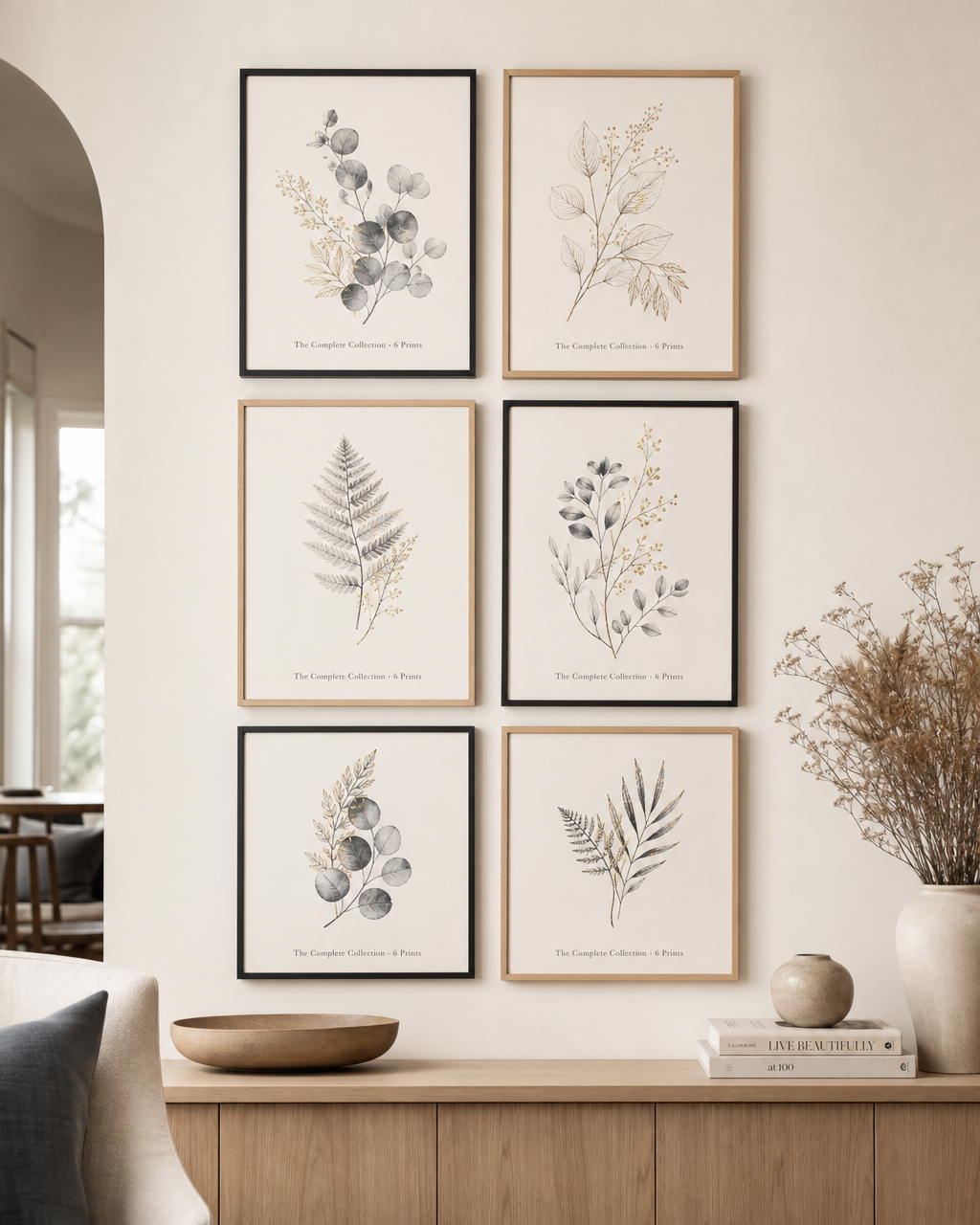The Forma Collection: Vol. I — Minimalist Botanicals (6 Prints)