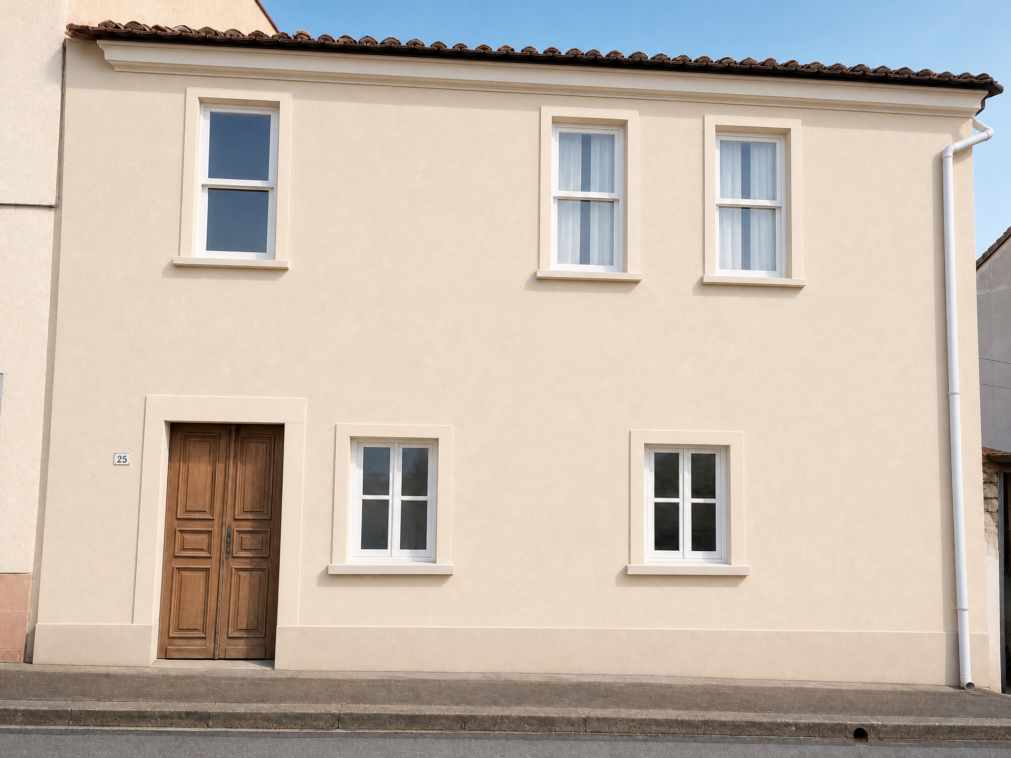 Après - Restauration façade - Maison individuelle