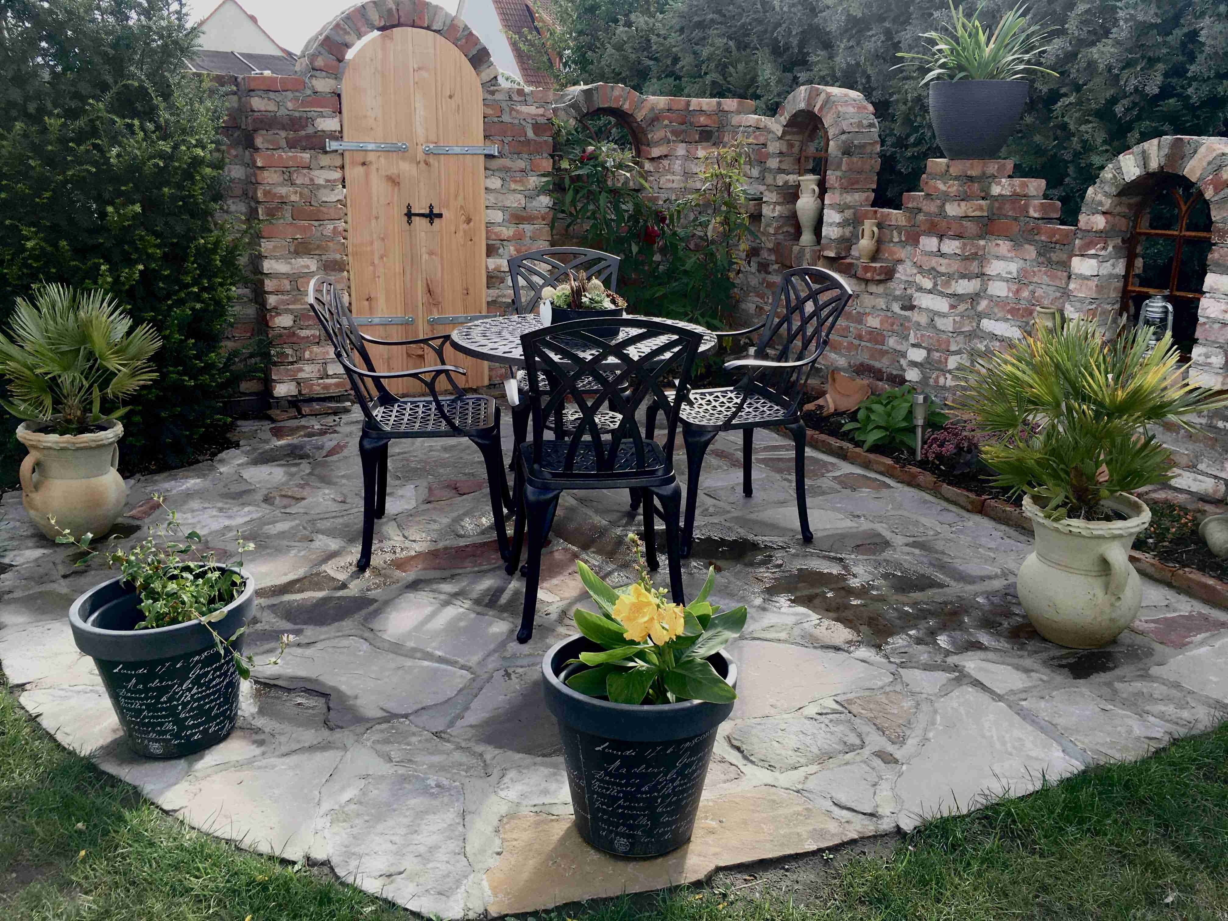 Stone Patio & Garden Design - Landscaping project in Bradford-on-Avon