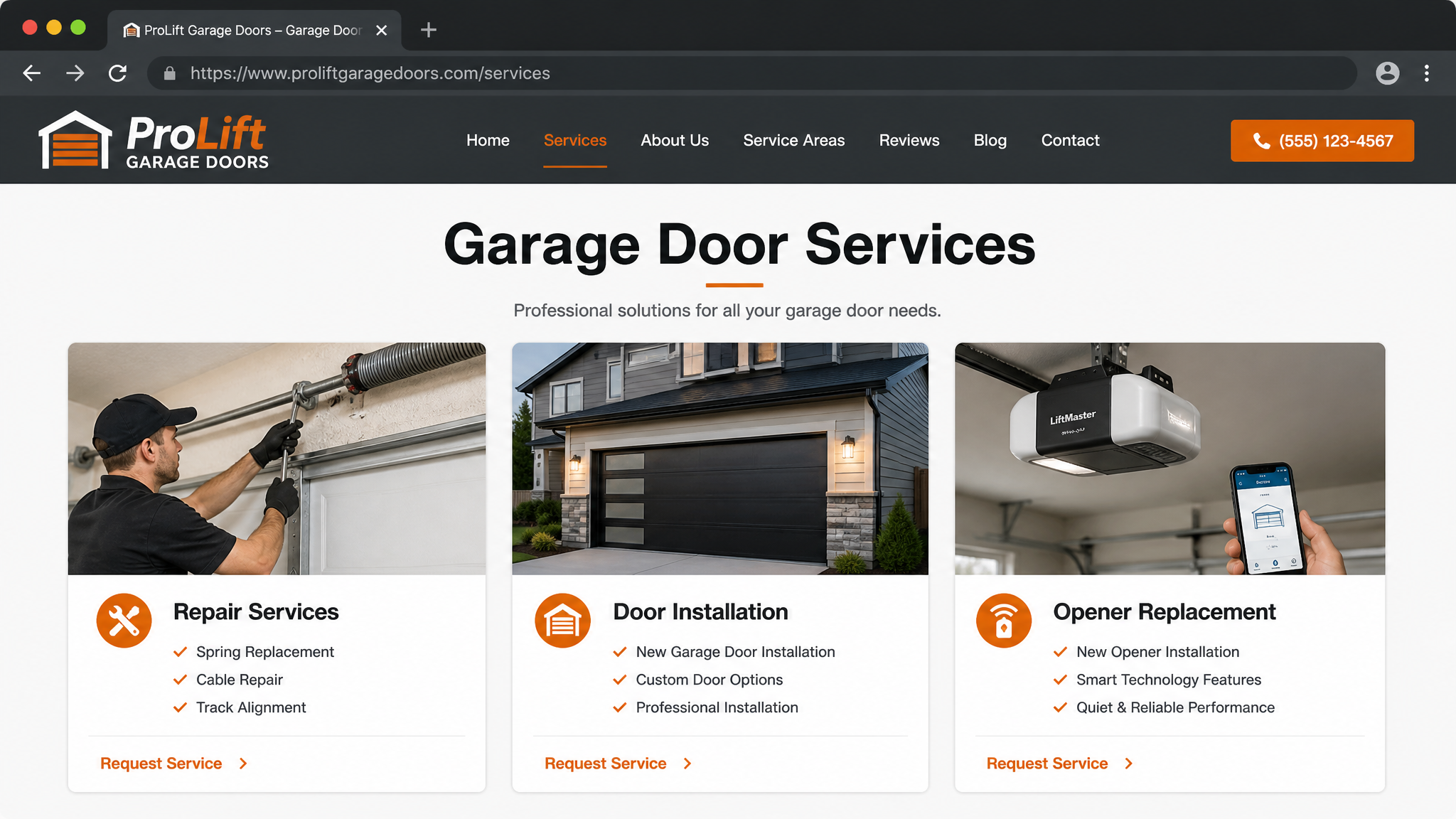 Sample — Garage Door Services