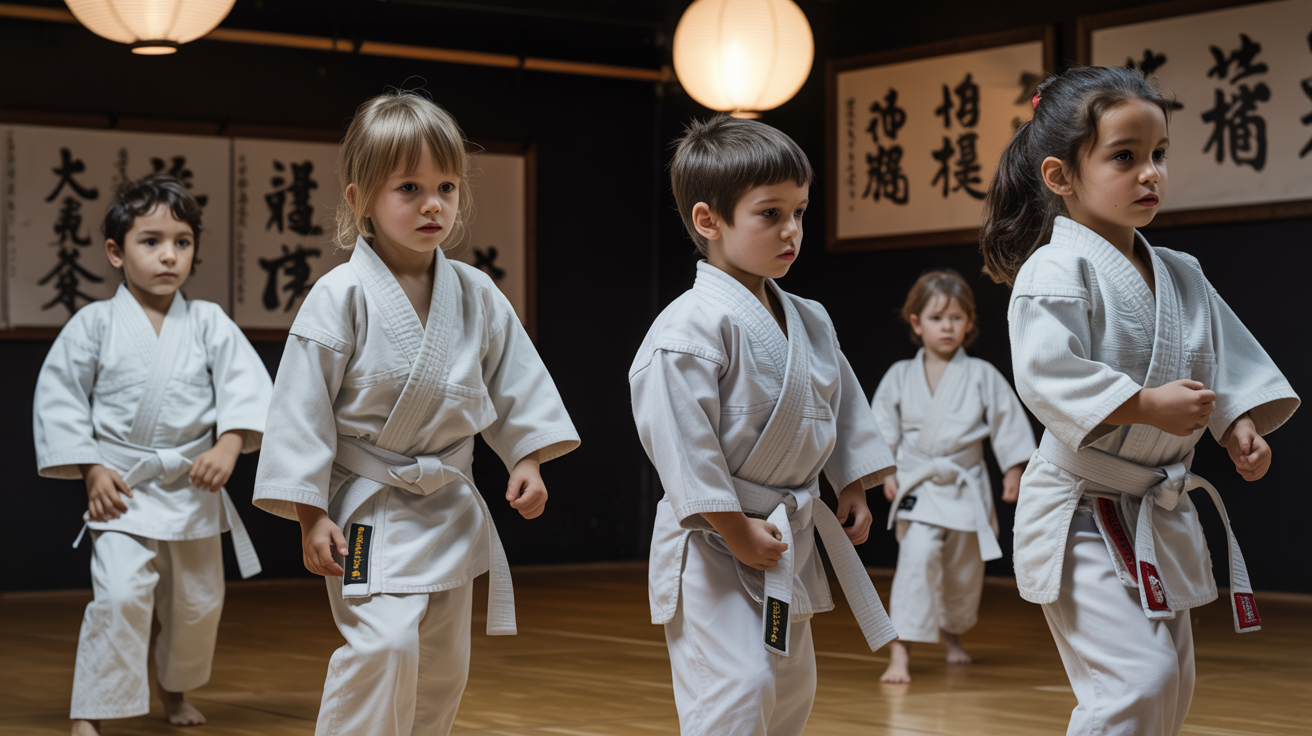 Kids martial arts training