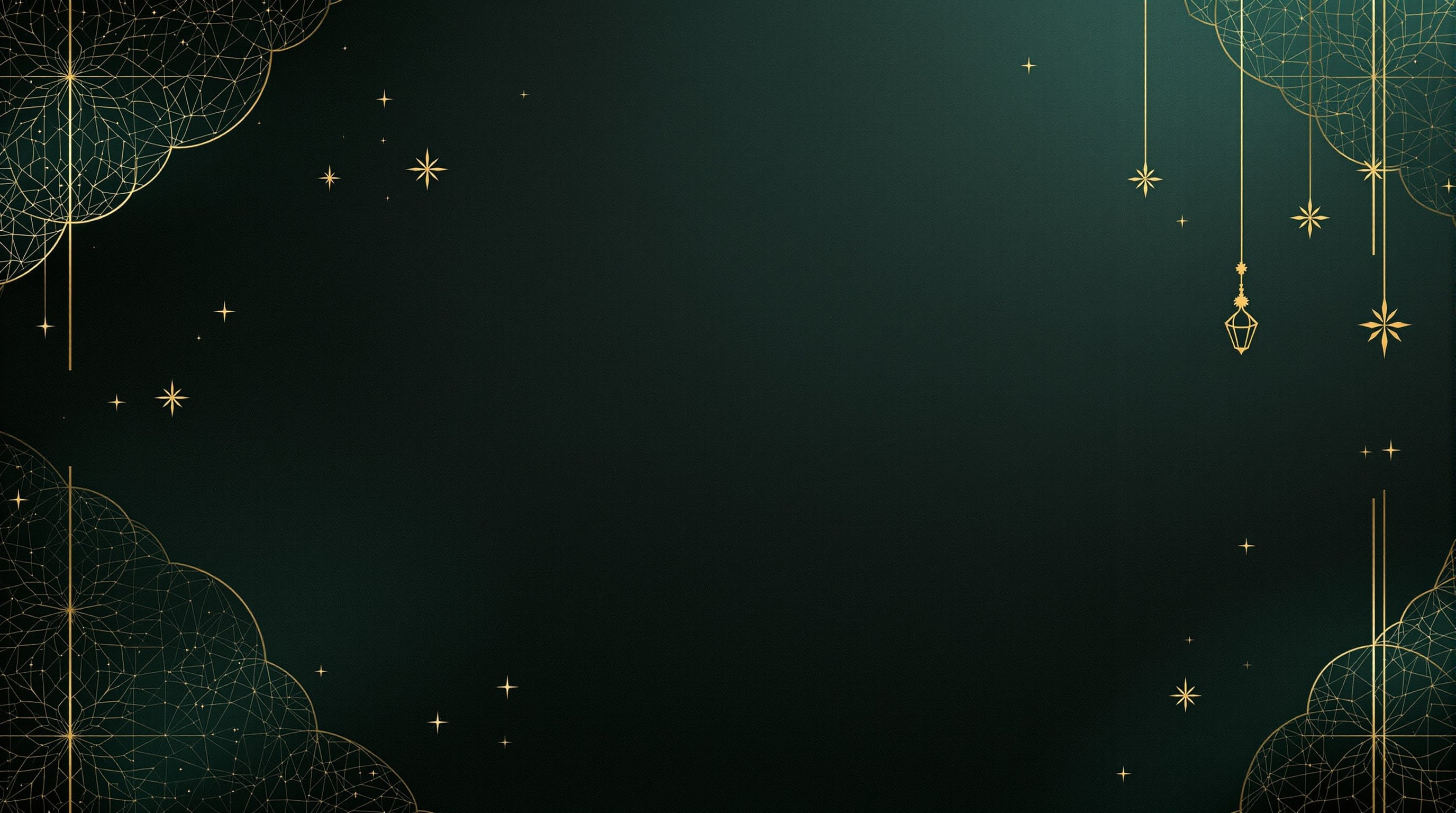 Siraat hero background with Islamic geometric patterns