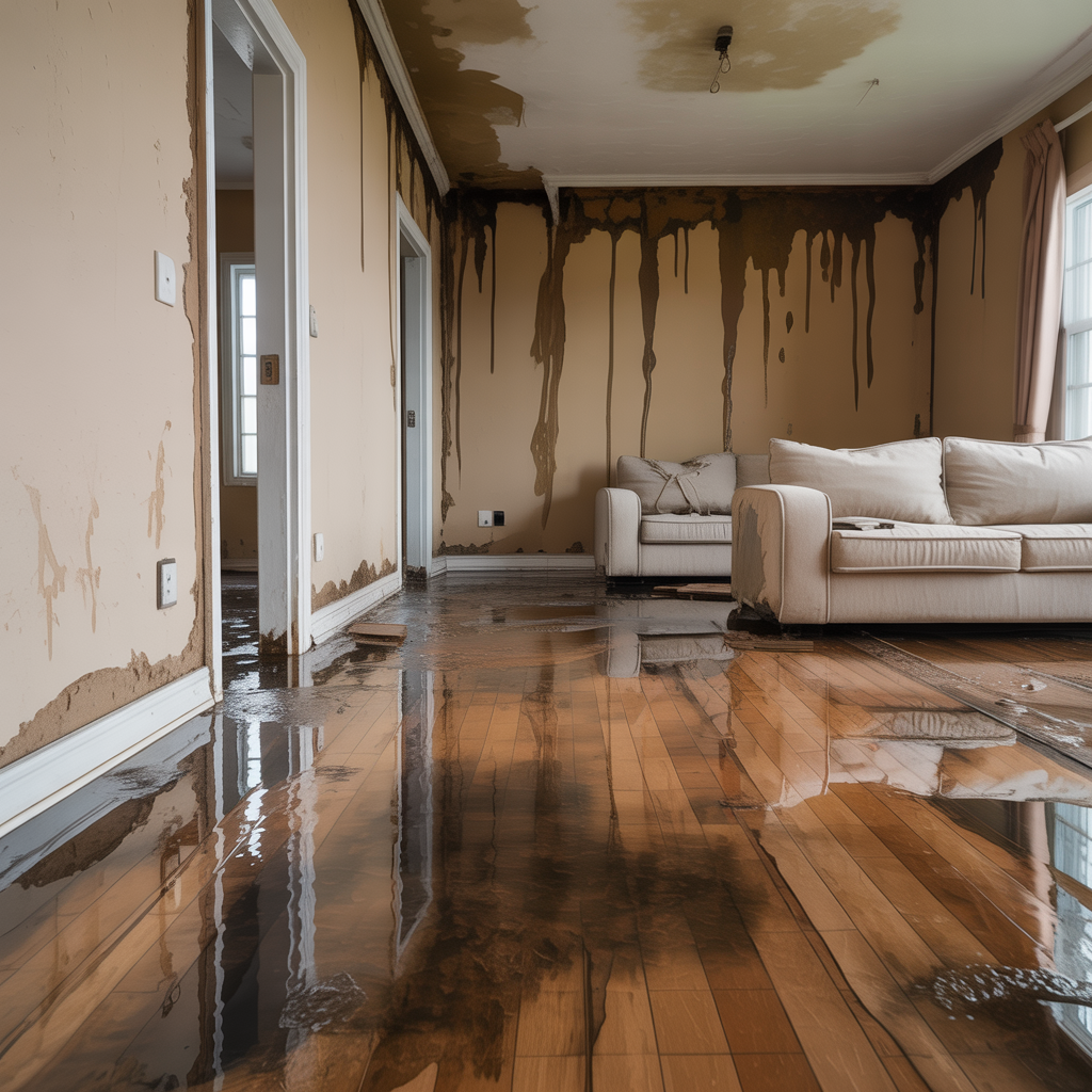 Water Damage Restoration - Before