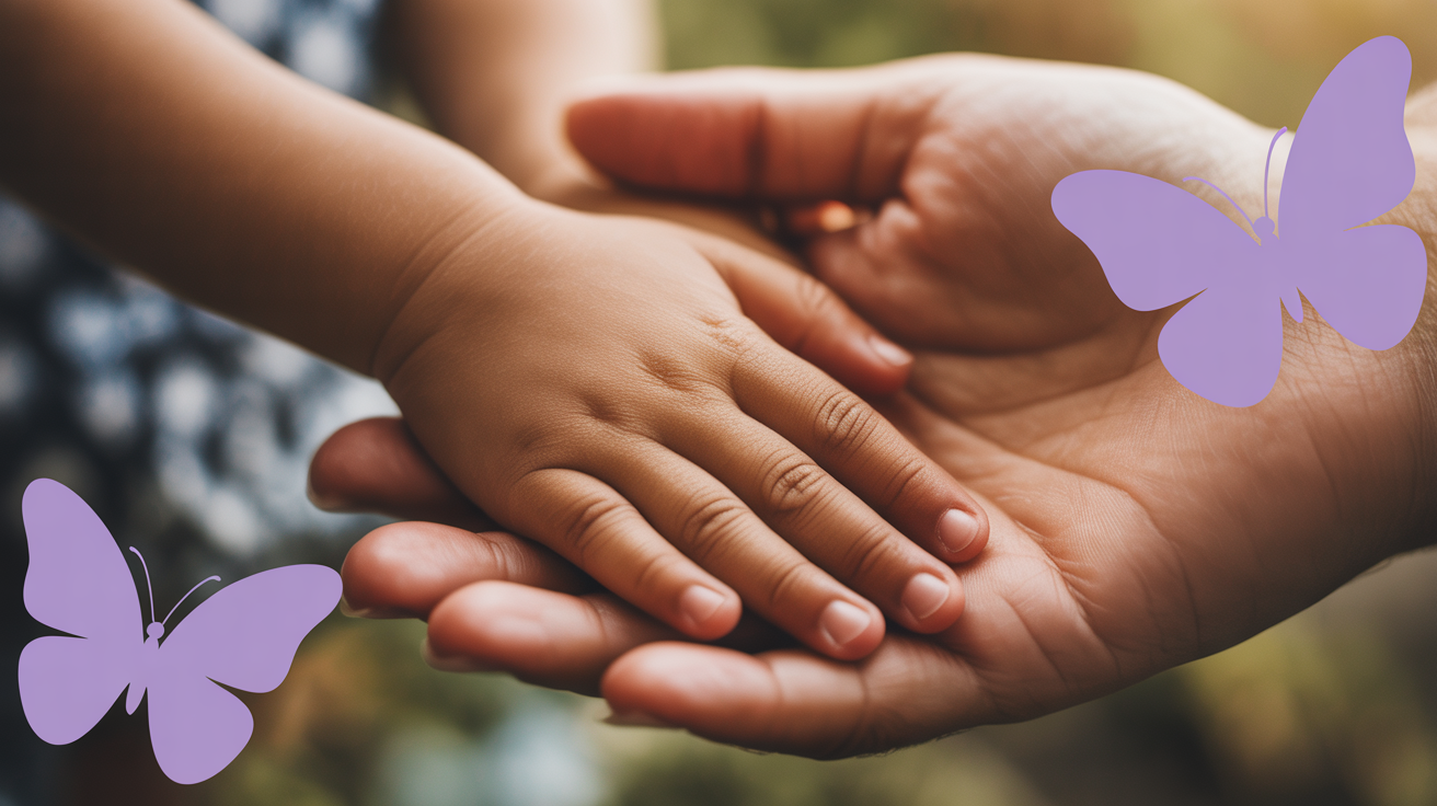 Hands holding together representing JDM awareness and compassion