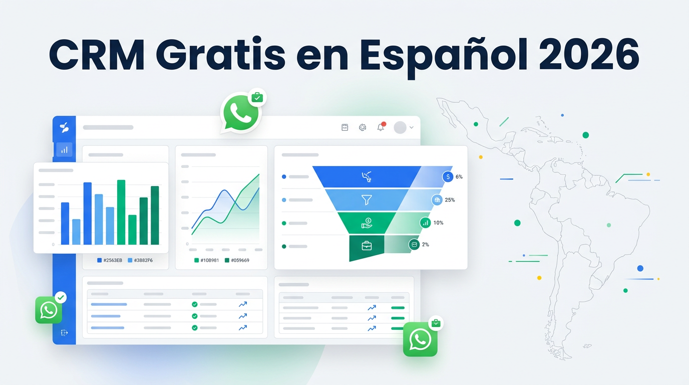 Los 7 Mejores CRM Gratis en Español para 2026: Guía Completa para LATAM