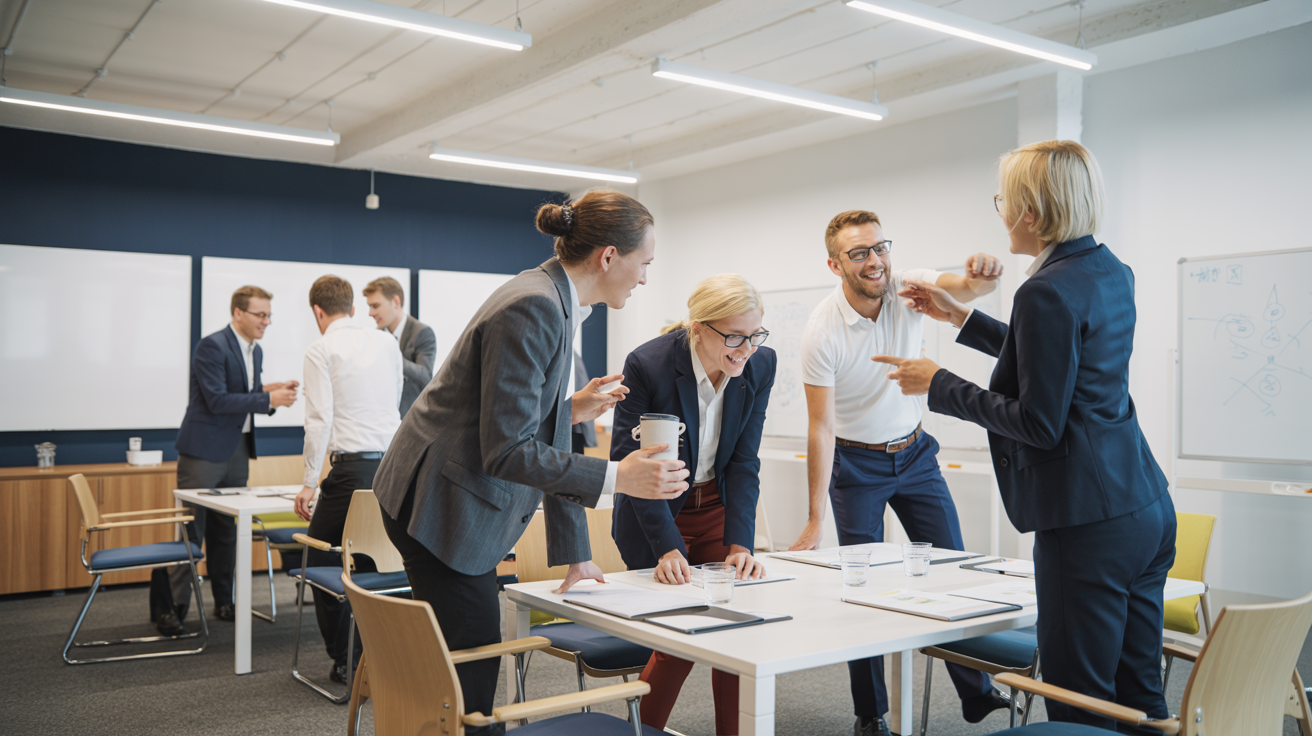 Professional workshop training session