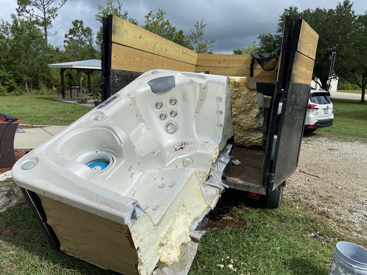 Specialty hot tub removal service