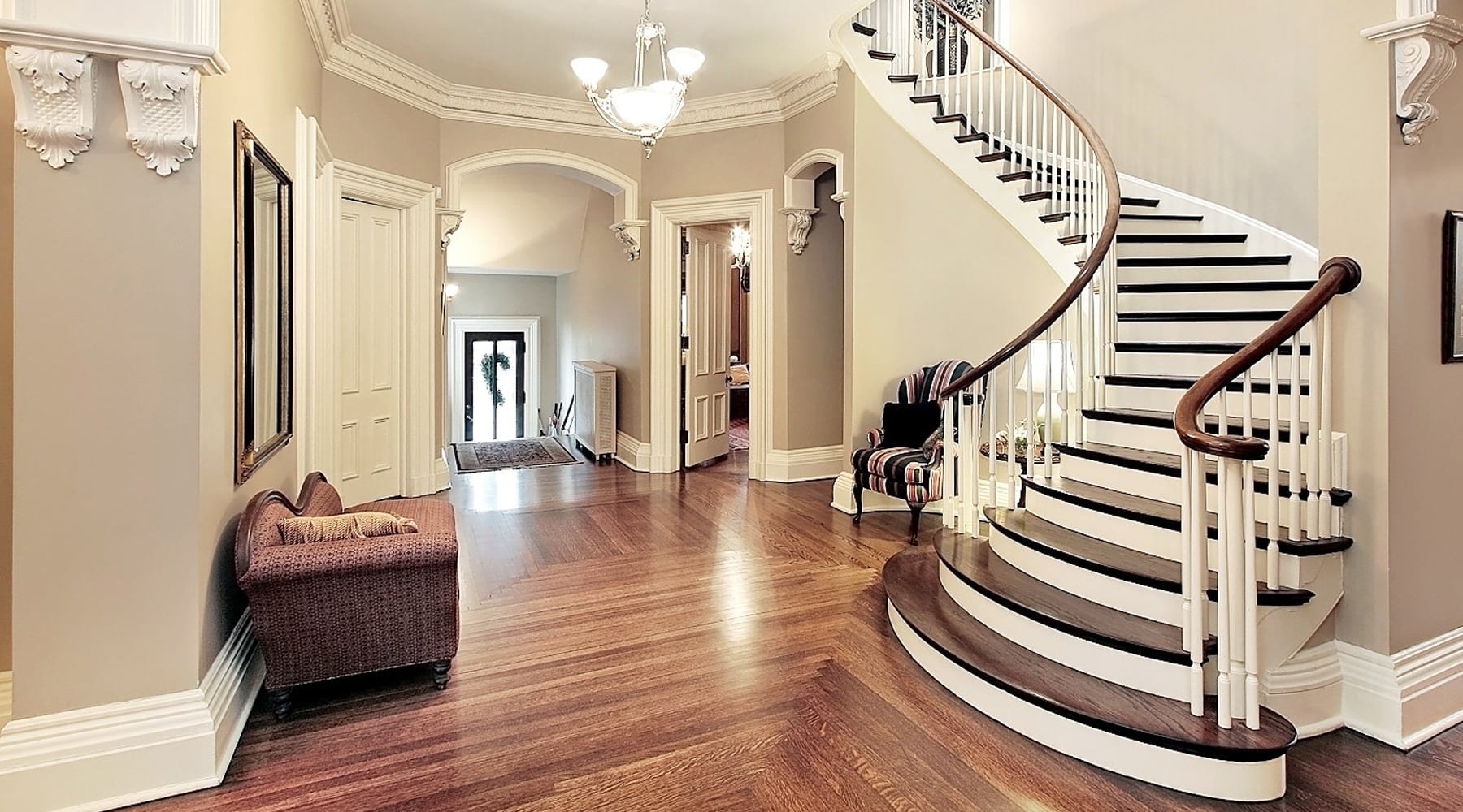 Interior decorating hallway
