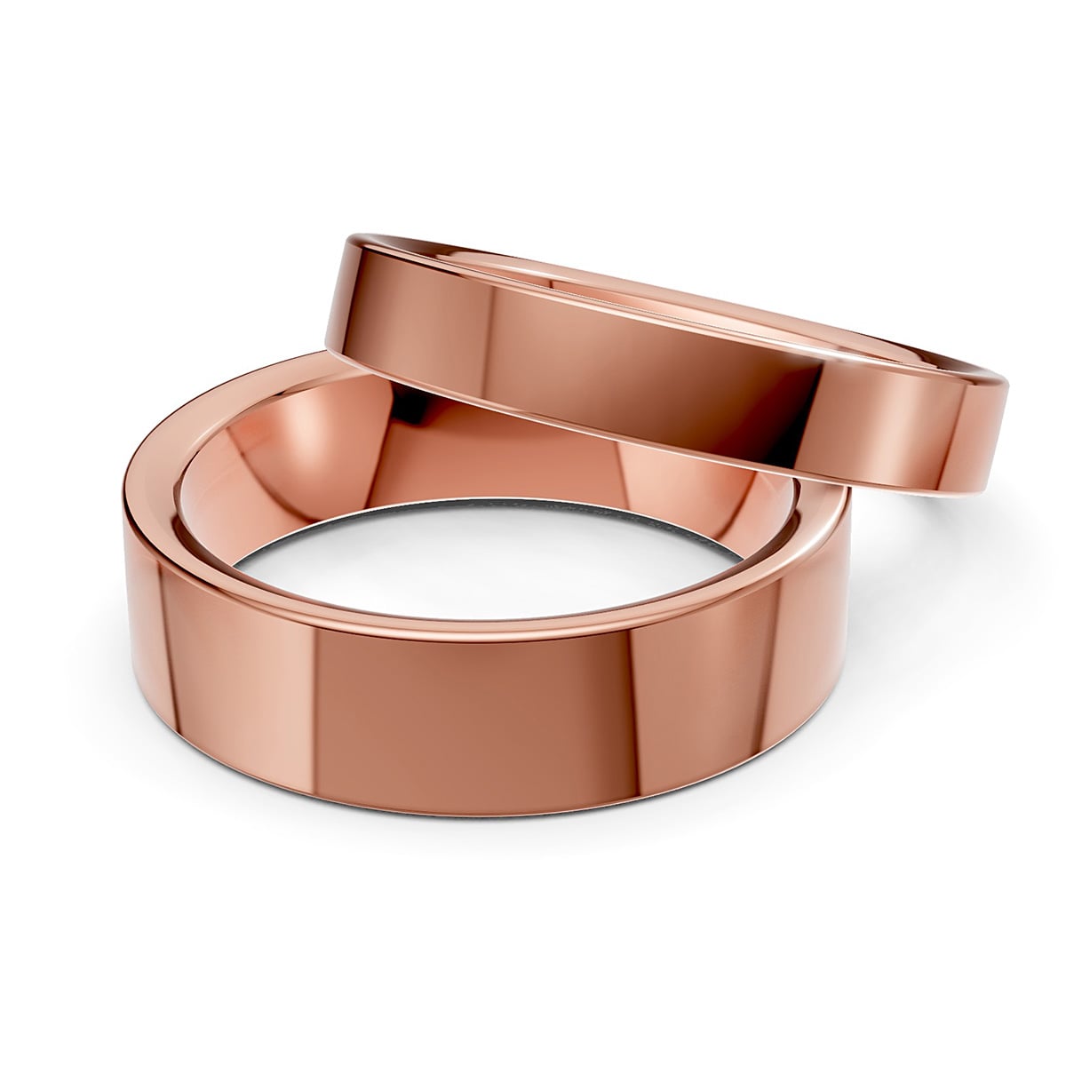 Copper ring material showing its distinctive appearance and finish