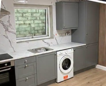 Fully fitted modern kitchen