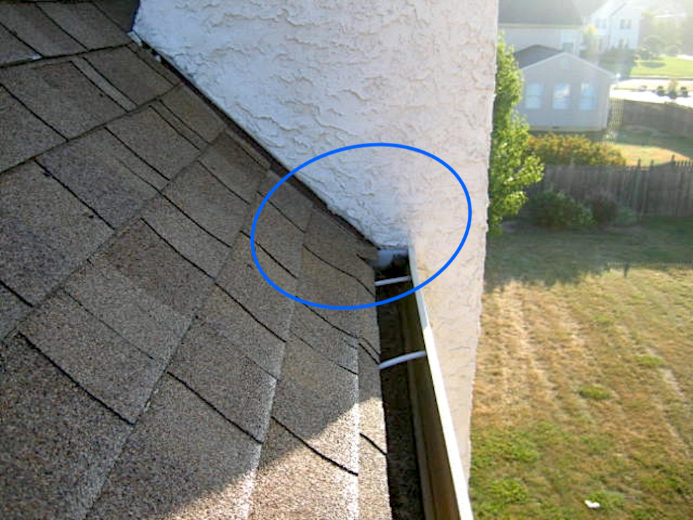 New guttering installation