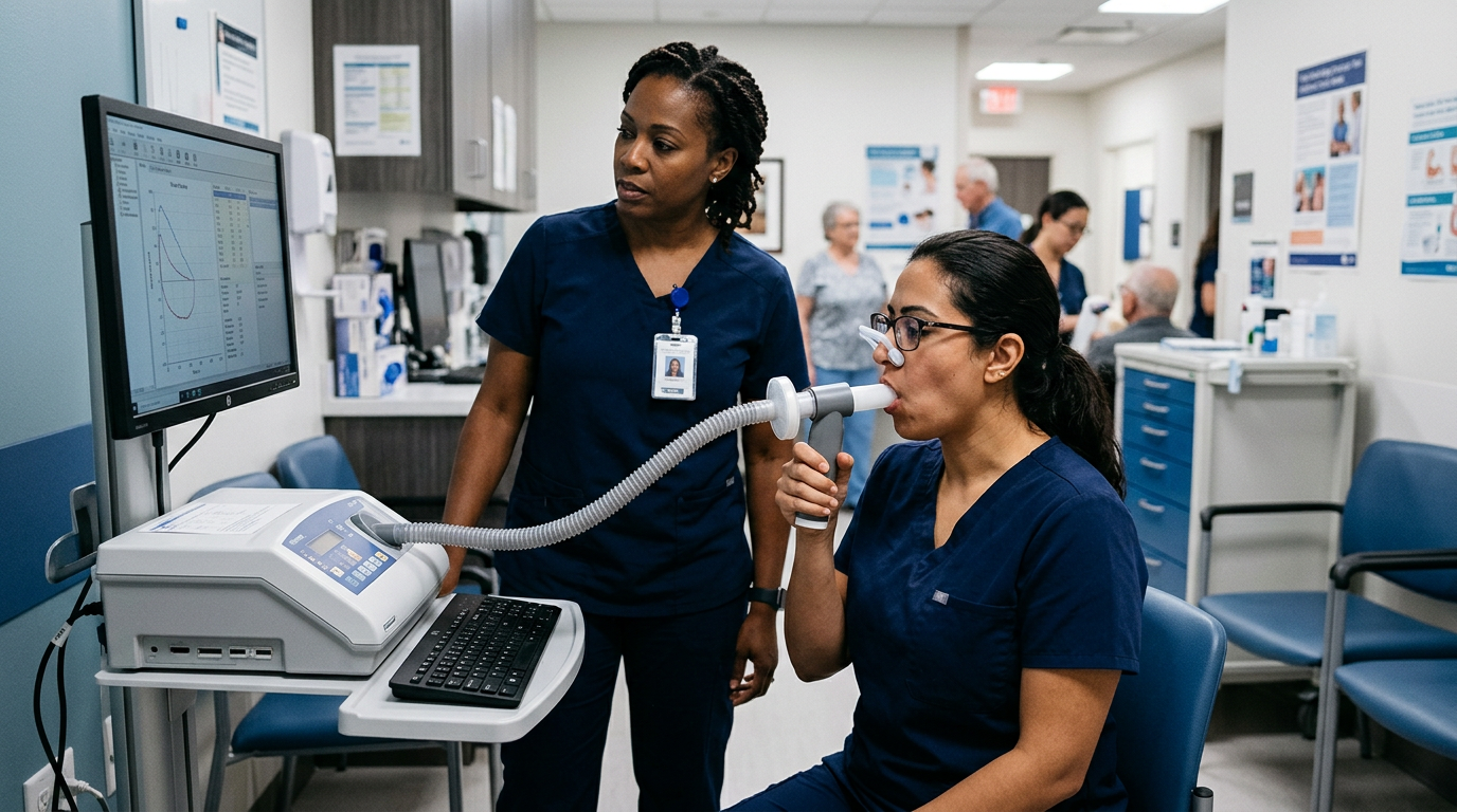 Pulmonary function testing