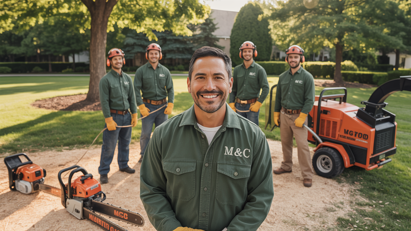 Mario and the M&C Tree Service family team