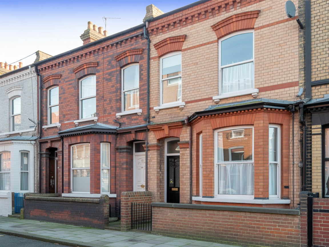Victorian terraced houses in West London
