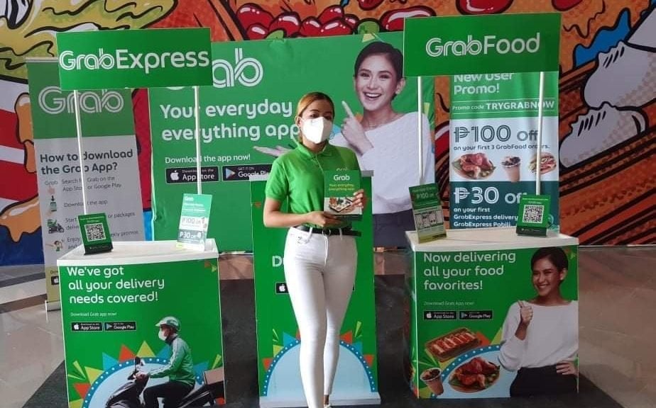 Brand activation with engaged crowd