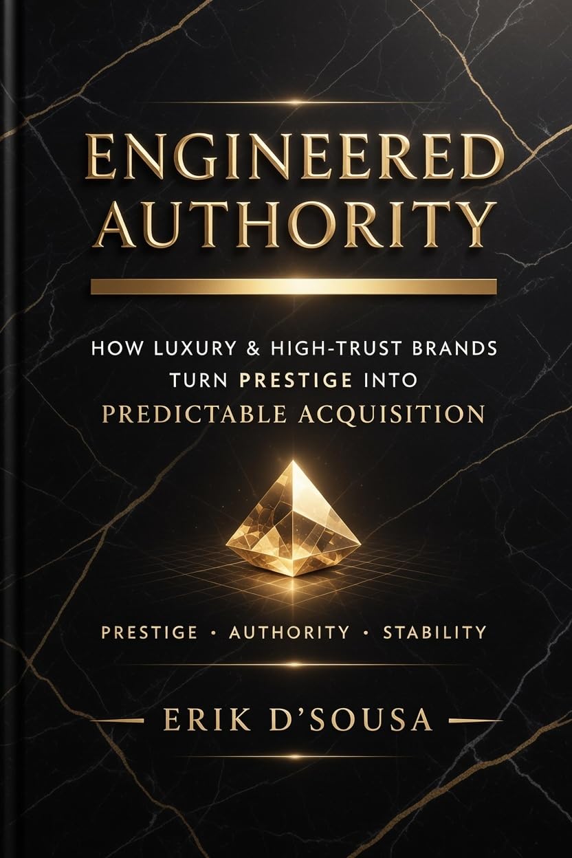 Engineered Authority by Erik D'Sousa — How Luxury and High-Trust Brands Turn Prestige Into Predictable Acquisition