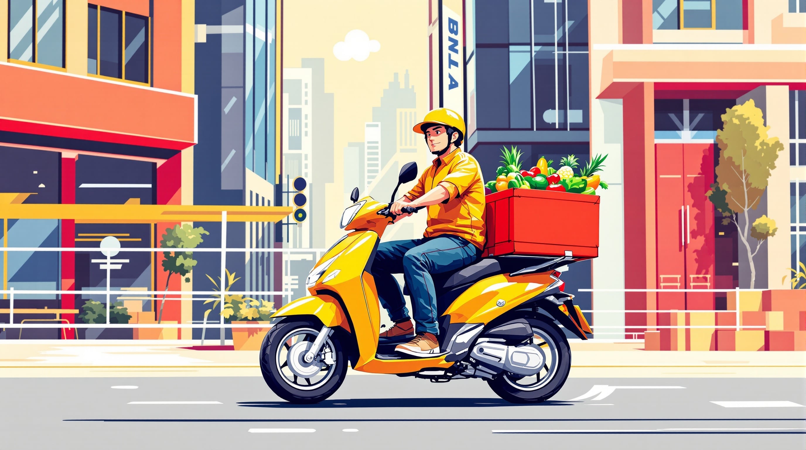 Entregador do Comercial CE