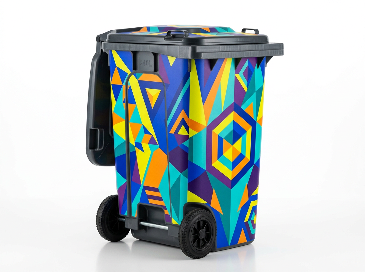 Abstract & Geometric bin wrap category